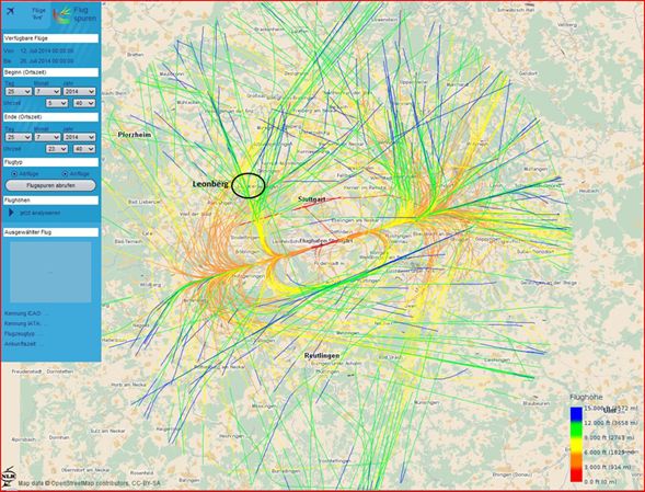 Flugspuren LAP