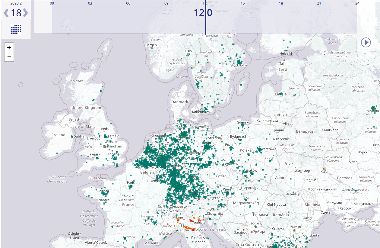 Feinstaub Europa 